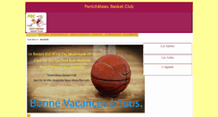 Desktop Screenshot of pontchateaubasket.fr